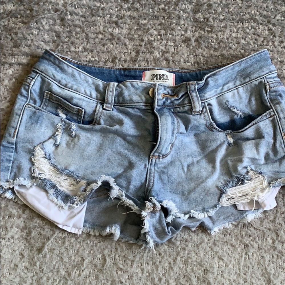 Pink Cut-Off shorts